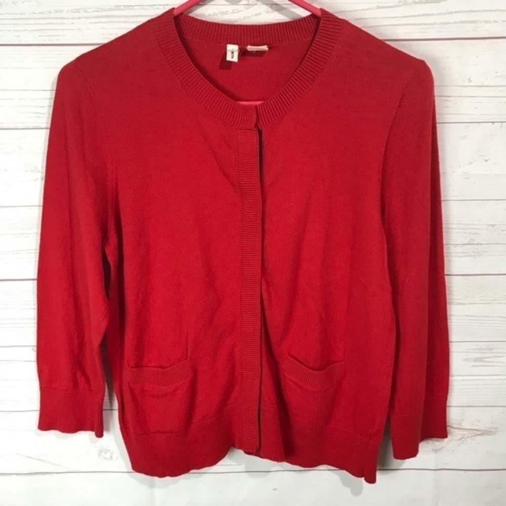 Moth | Snaps Front Cardigan red Women’s m